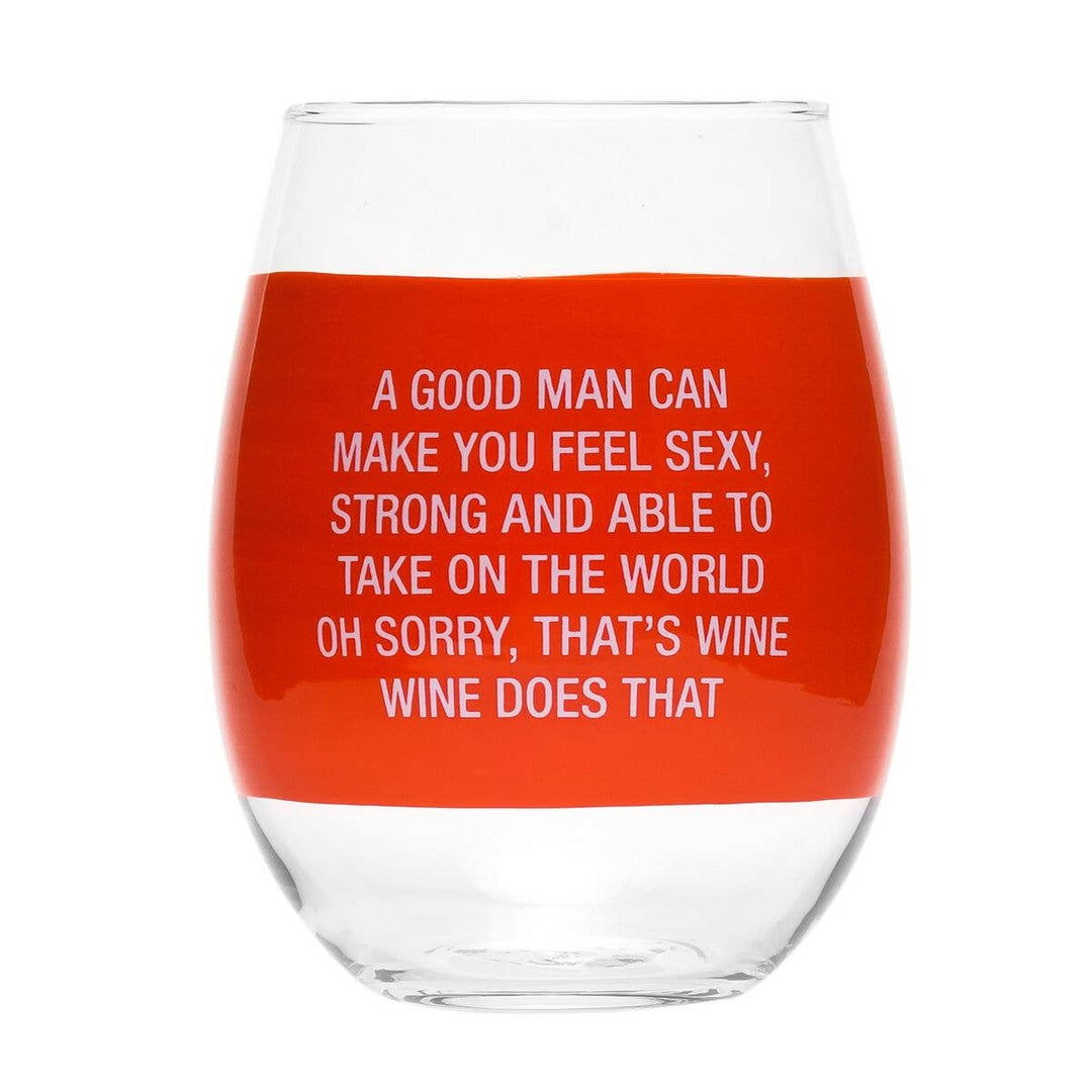 Wine Does That Stemless Wine Glass - UNDFIND
