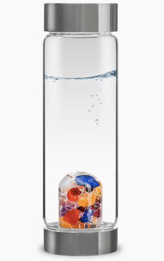 ViA Crystal Water Bottle With Gempod - UNDFIND