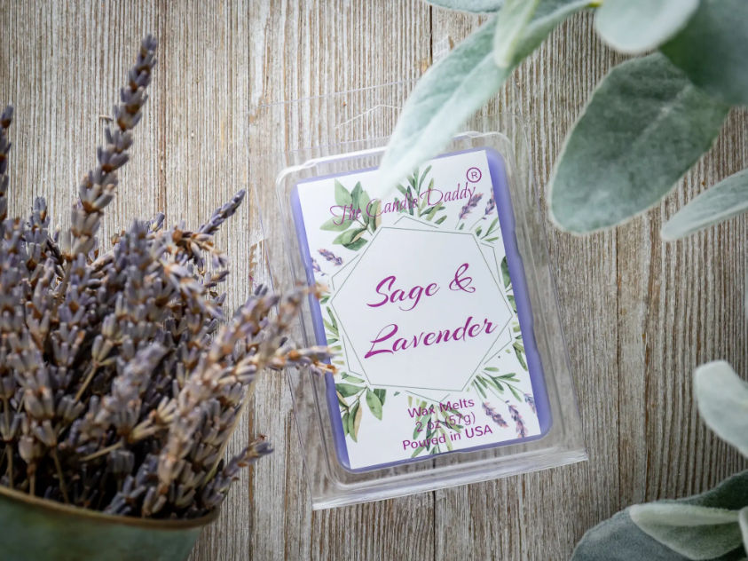Sage and Lavender Scented Wax Melt - UNDFIND