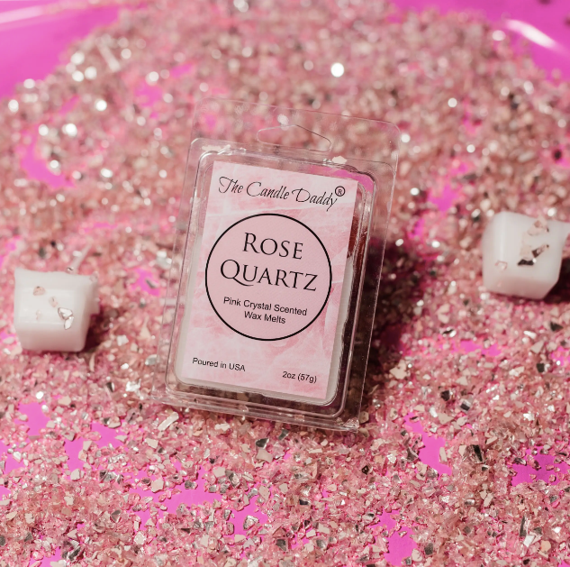 Rose Quartz Pink Crystal Scented Wax Melt - UNDFIND